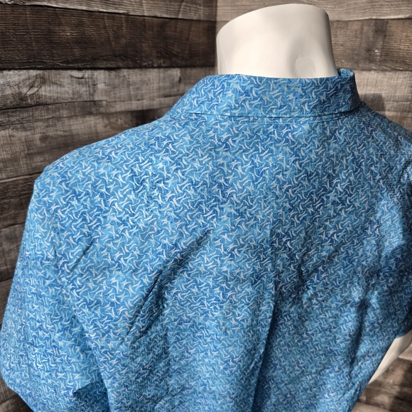 Tommy Bahama Coast Crescent Wave Camp Shirt Short Sleeved Mens Large - Picture 8 of 16